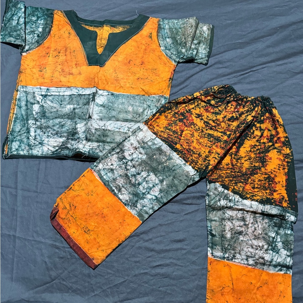 Boys African dress set